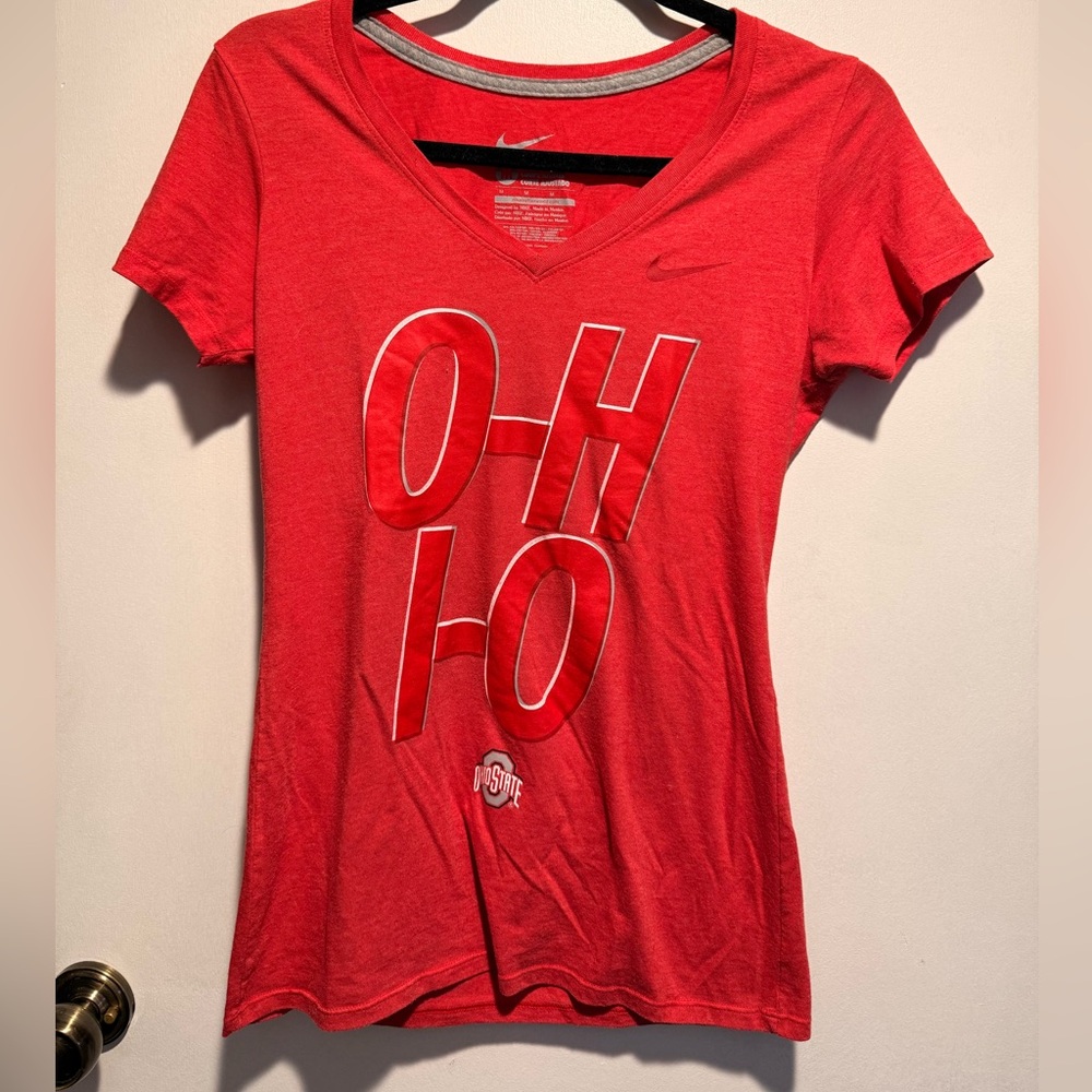 Nike Ohio State Red Women's Top